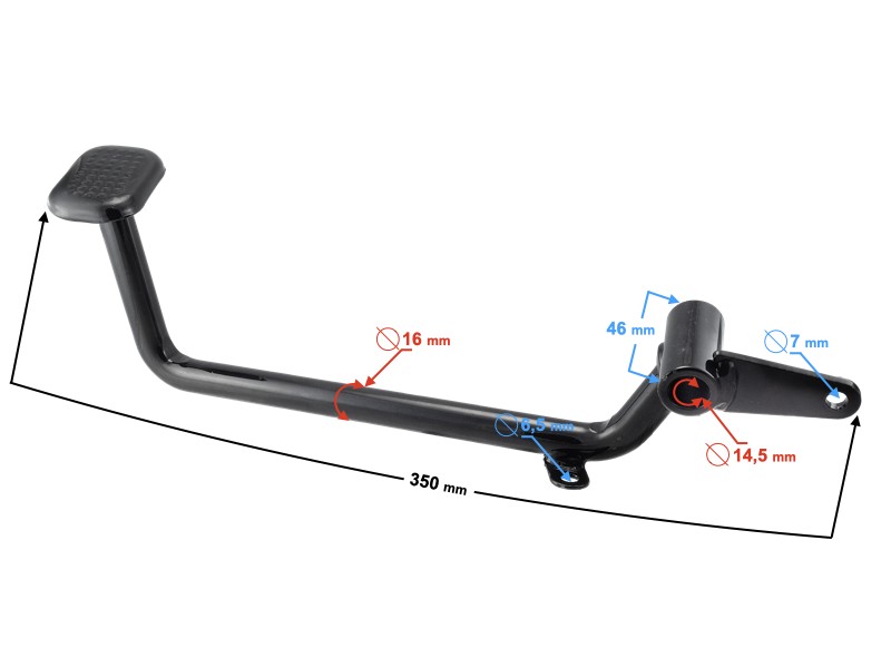 Foot brake lever ATV Eagle