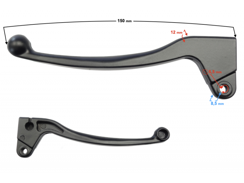 Brake lever left Falcon E4