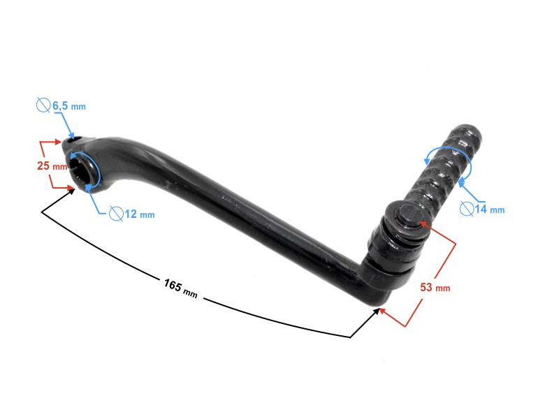 Kickstarter lever for Huragan 125 scooter