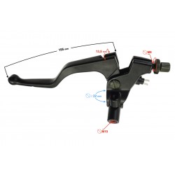 Clutch lever for Hyper 125 motorcycle