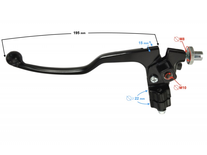 Side Housing Right Black Matt For Classic 125 Motorcycle