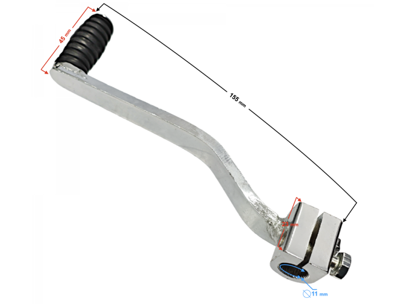Foot gear shift lever for Ranger Classic moped