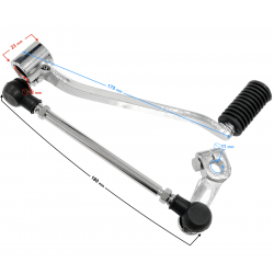 Gear shift lever for Fighter 2 moped