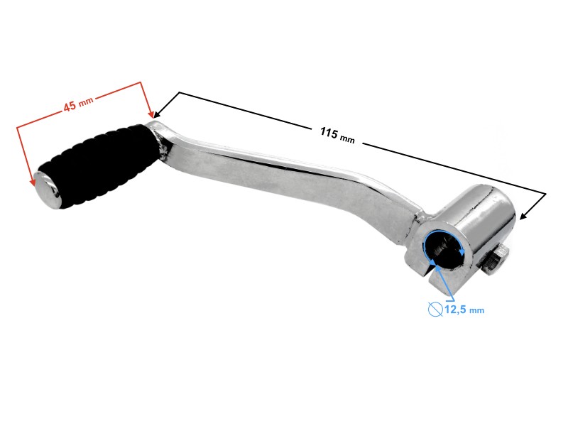 Foot gear shift lever for Sprint 2 moped