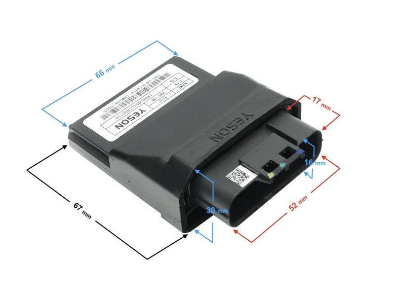 ECU controller for FR 2 moped