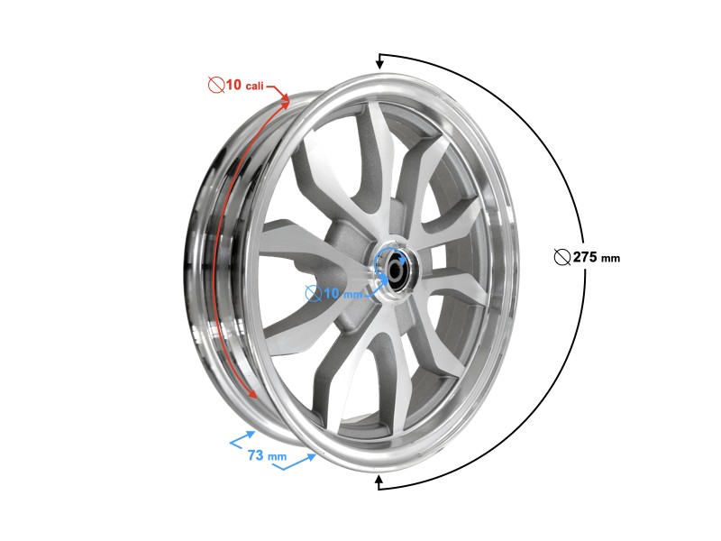Front rim for Tres scooter