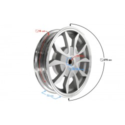 Rear rim for Tres scooter