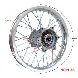 Rear Wheel 16-1.85 NXT