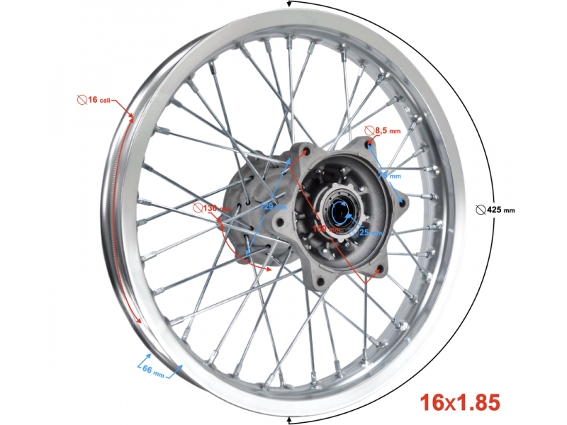 Rear Wheel 16-1.85 NXT