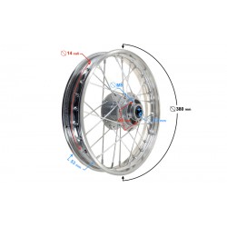 Front rim for cross 14x1,4