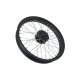 Front rim 17-3,00 with disc brake, spoked wheel, for motorcycle Cafe Racer
