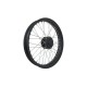 Front rim 17-3,00 with disc brake, spoked wheel, for motorcycle Cafe Racer