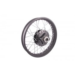 Rear rim 17-3,50 with disc brake for Cafe Racer motorcycle, spoke
