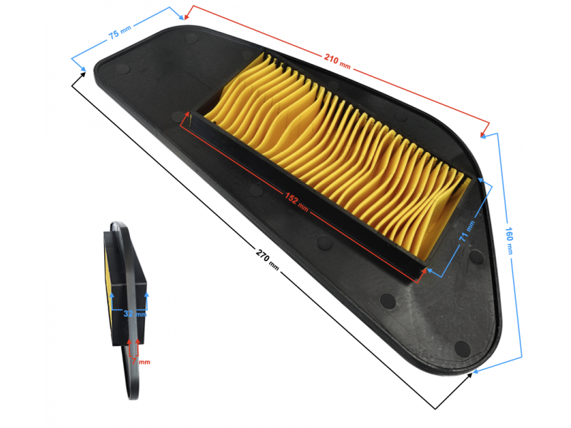 Air filter (refill) Scalpel 50