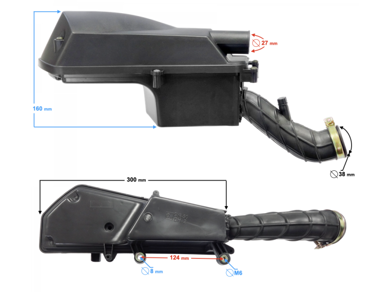 Air filter for Challenger 2 L scooter