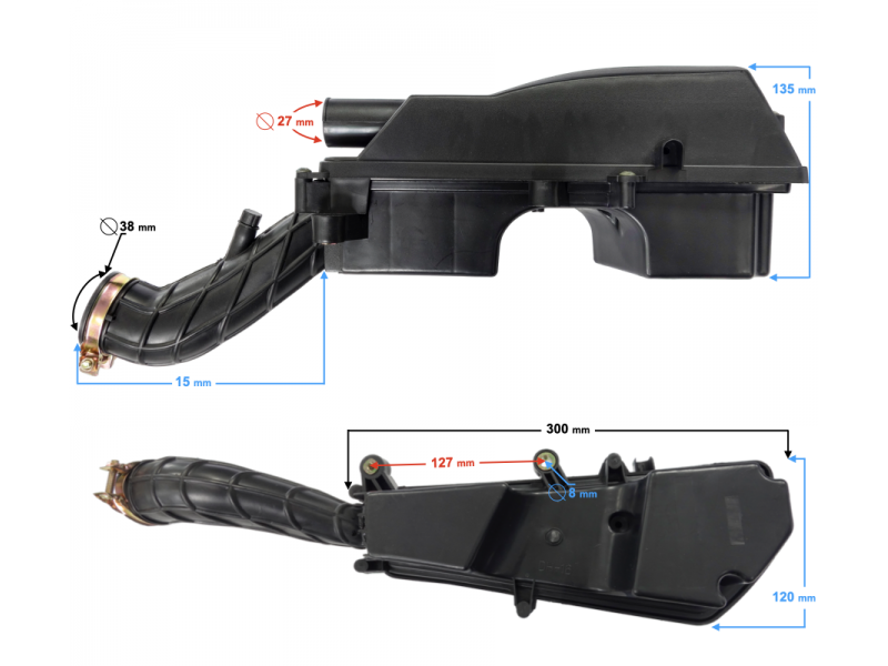 Air filter for 21 2 scooter