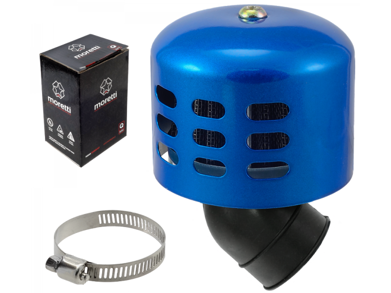 Cone air filter, blue, diameter 31-32 mm UNIVERSAL