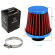 Cone air filter, blue-red, diameter 31 mm