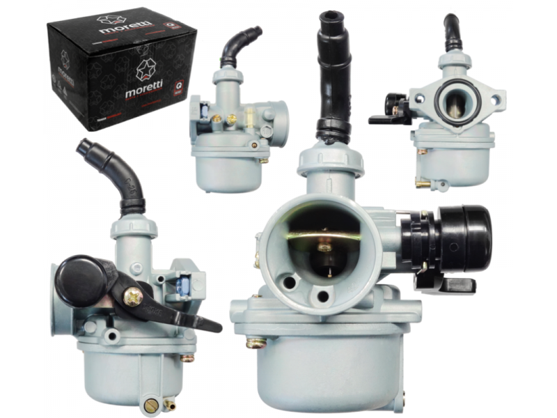 Carburetor Moretti, 50cc 4T, t.15mm, suction lever