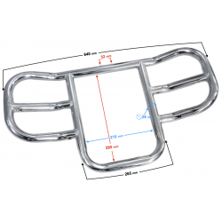Engine guards for Ranger Classic moped (set)
