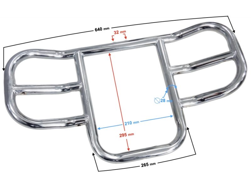 Engine guards for Ranger Classic moped (set)