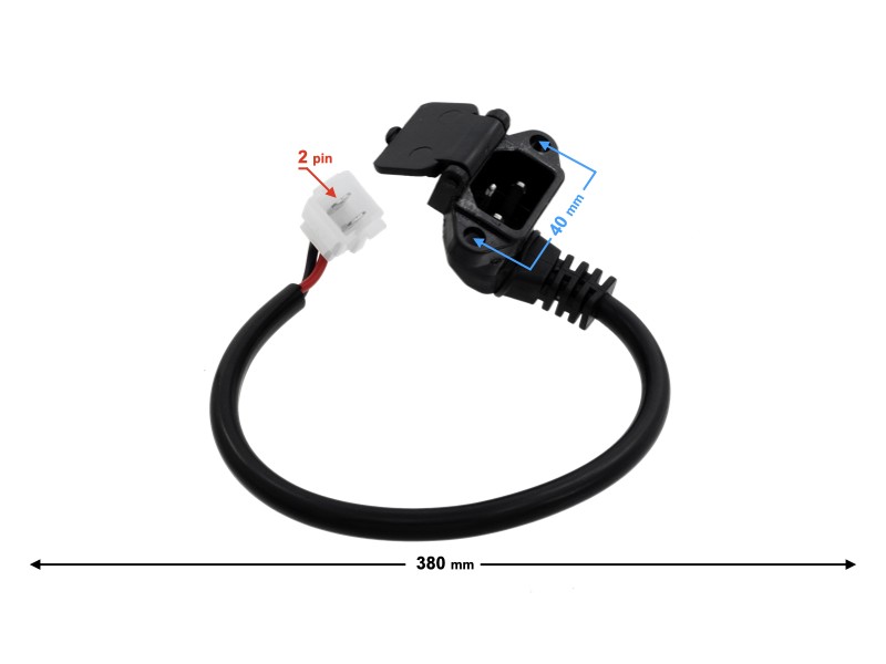 Tres Scooter charging socket