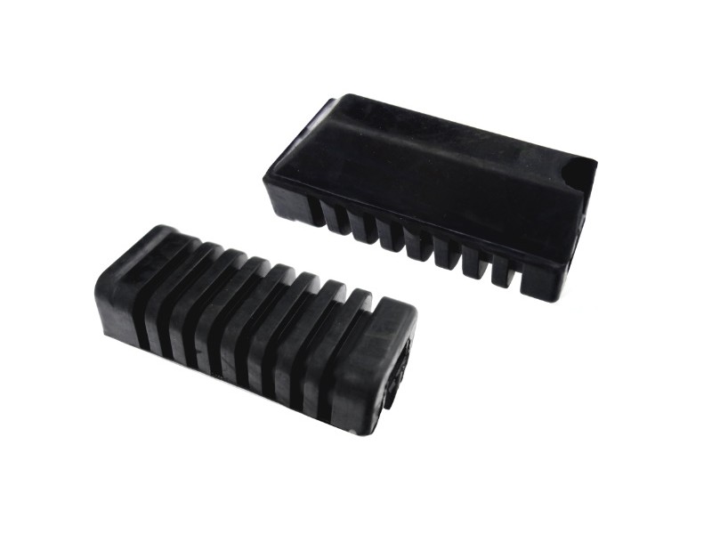 Front footrest rubber cover for Ranger Classic (E4) moped