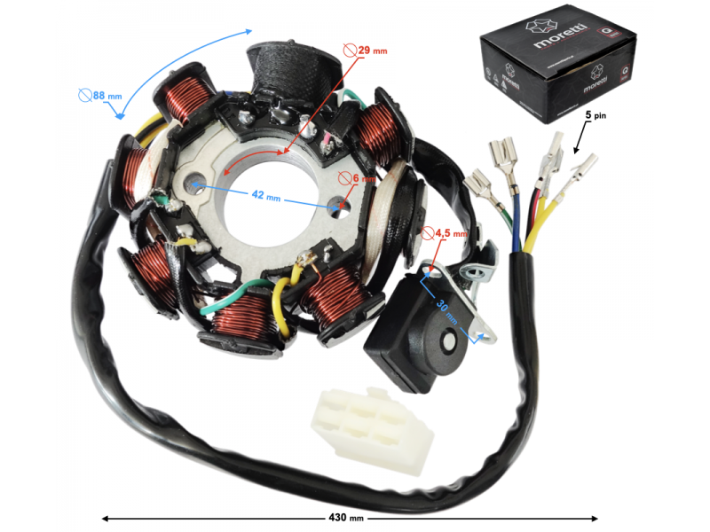 Magnetou (stator/aprindere) Barton NXT250 2021 Magnetou (stator/aprindere) Barton NXT250 2021