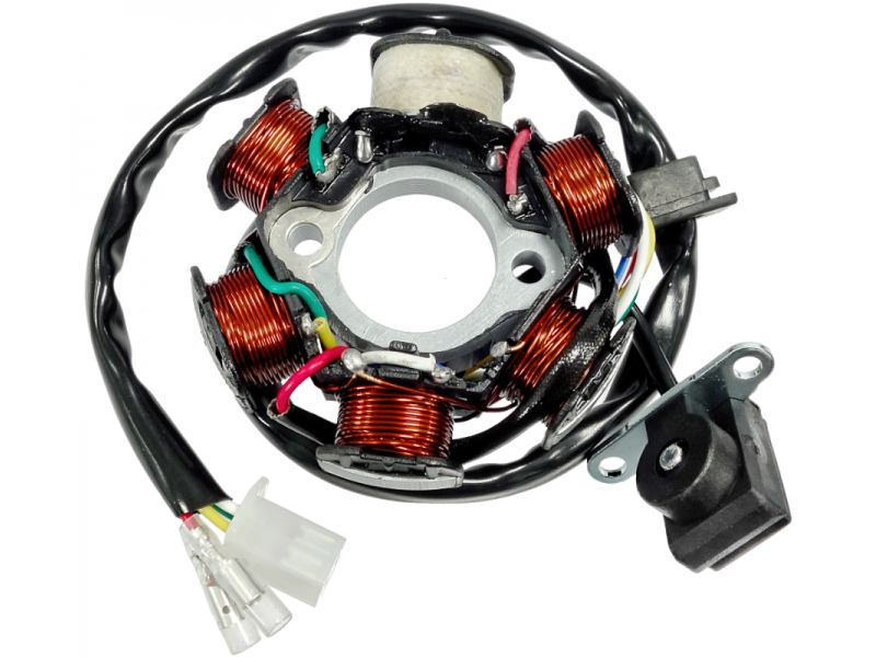 Ignition stator (magneto) with magnet for Huragan 125 scooter
