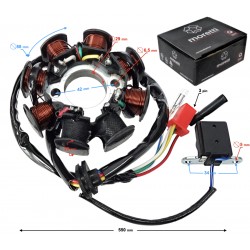 Ignition stator (magneto) for Huragan 5 scooter