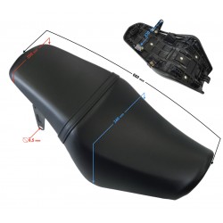 Seat for motorcycle Classic 125