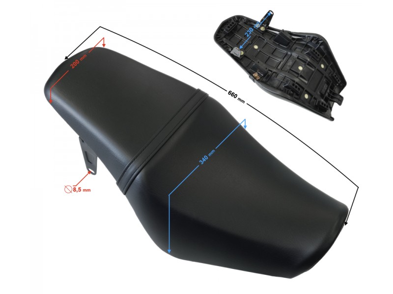 Seat for motorcycle Classic 125