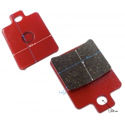 Rear brake pads ATV Mikolon 180 (H)