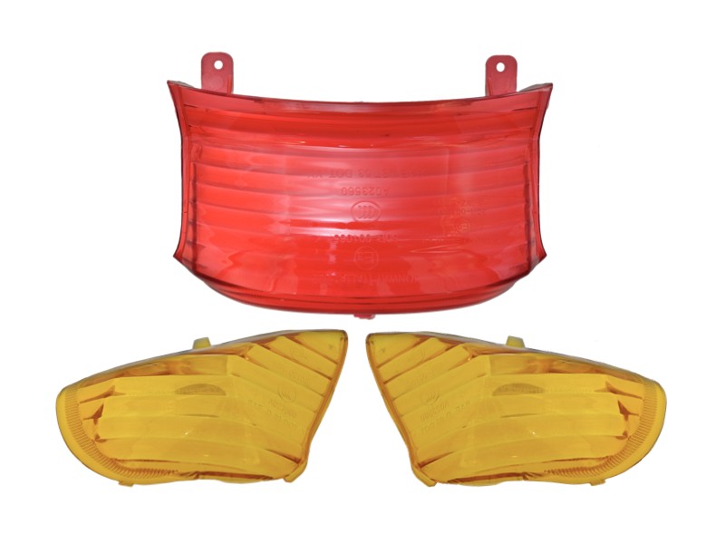 Rear lampshade with indicator lampshades for 21 2 scooter (orange)