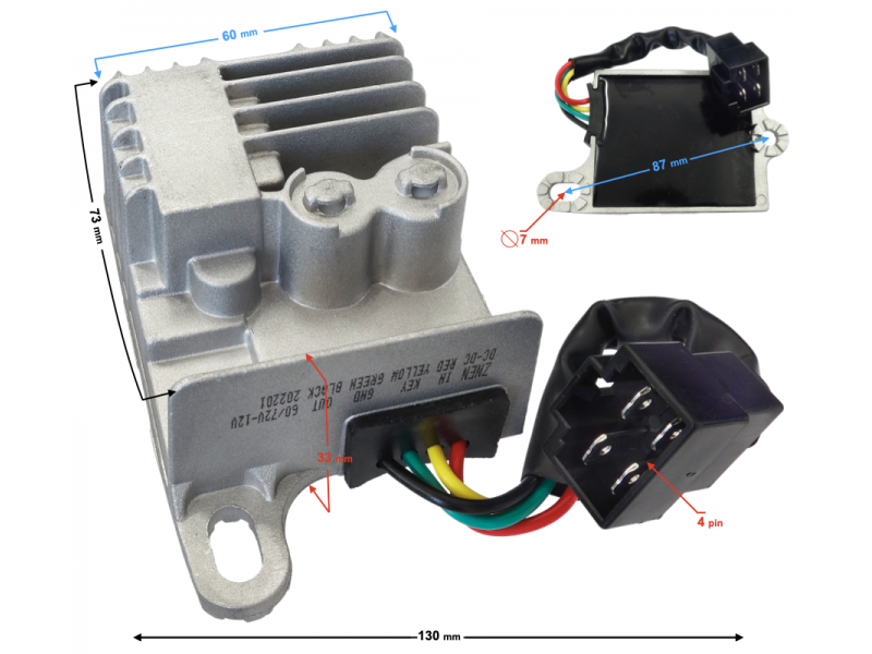 Voltage converter for Tres scooter
