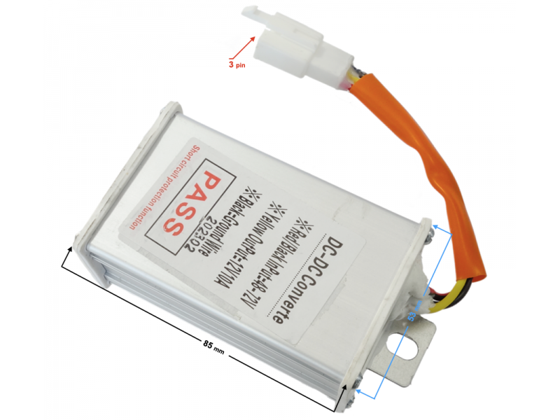 Voltage converter for E-Max scooter