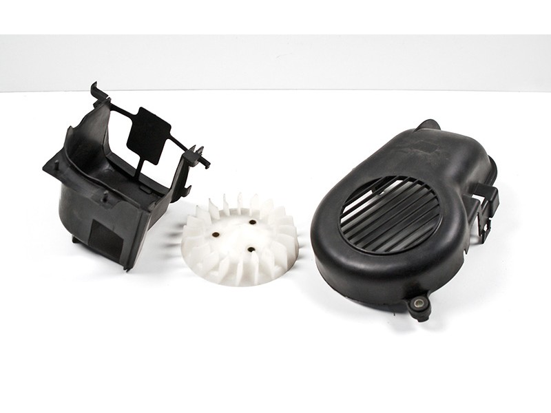 Engine cooling case set for 2T scooter