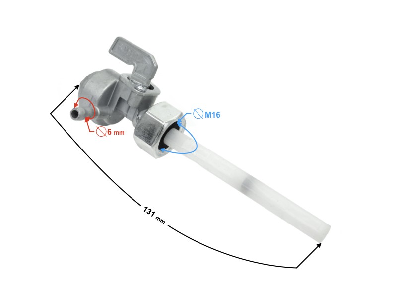 Fuel valve for Fighter 3 moped