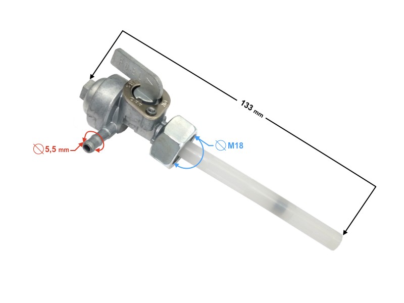 Fuel valve for TZR50N moped