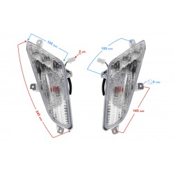 Front indicators for Tres scooter