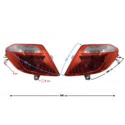 Rear indicators for Tres scooter