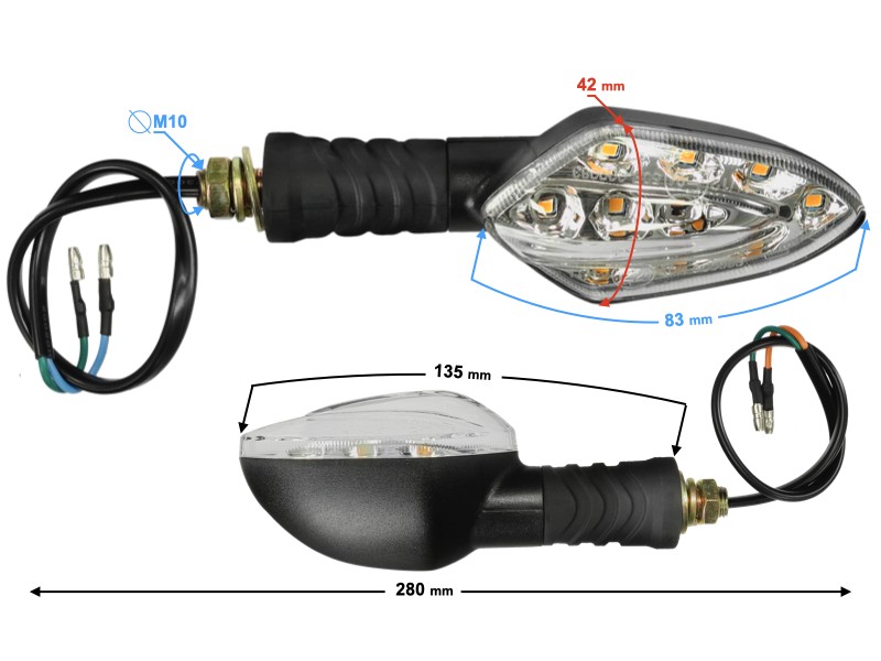 Side Housing Right Black Matt For Classic 125 Motorcycle