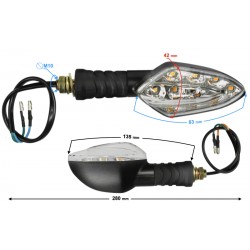 Side Housing Right Black Matt For Classic 125 Motorcycle