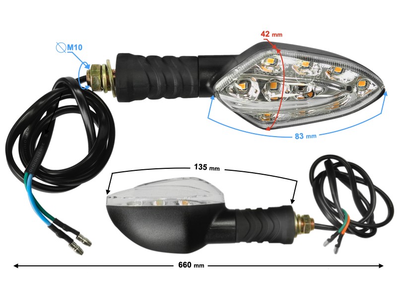 Handlebar Weight Black for Classic 125 Motorcycle