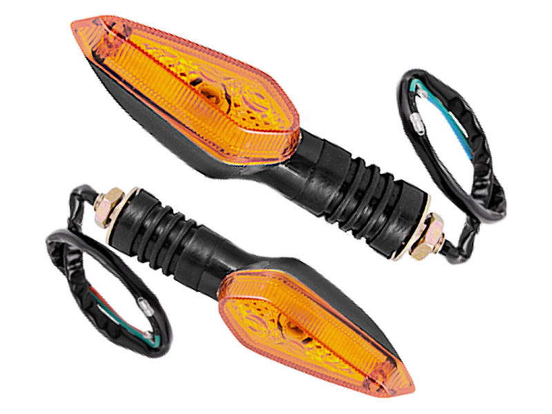 Front indicators, incandescent with orange lampshade for Fighter 2018