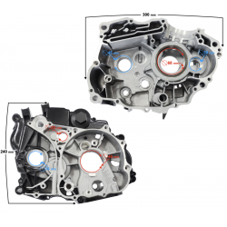 Engine crankcase right GT 125