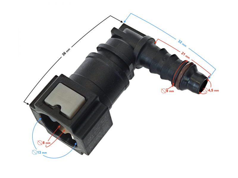 Angle connector 1 for FR 2 moped Angle connector 1 for FR 2 moped