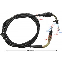 Gas throttle cable Active