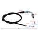 Gas throttle cable for Ranger Classic moped