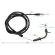 Gas throttle cable for Galactic scooter